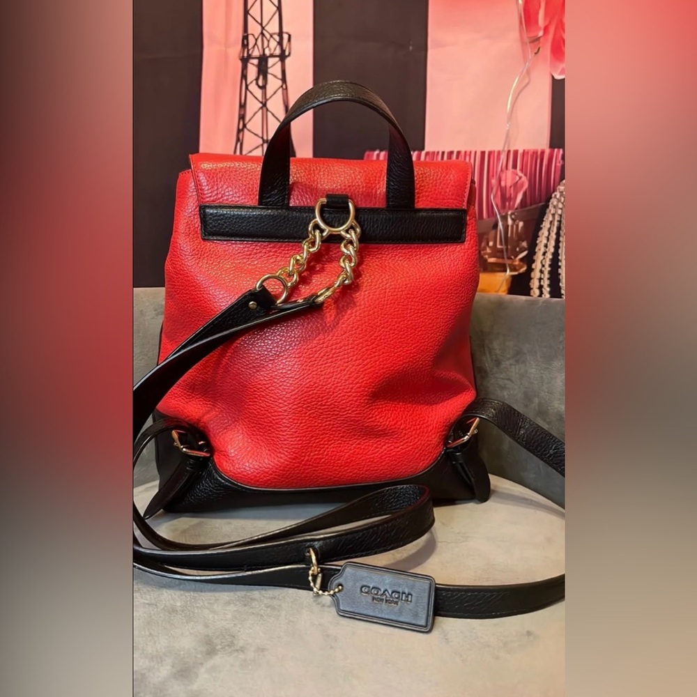 Coach Jade Backpack in Colorblock - Picture 3 of 5